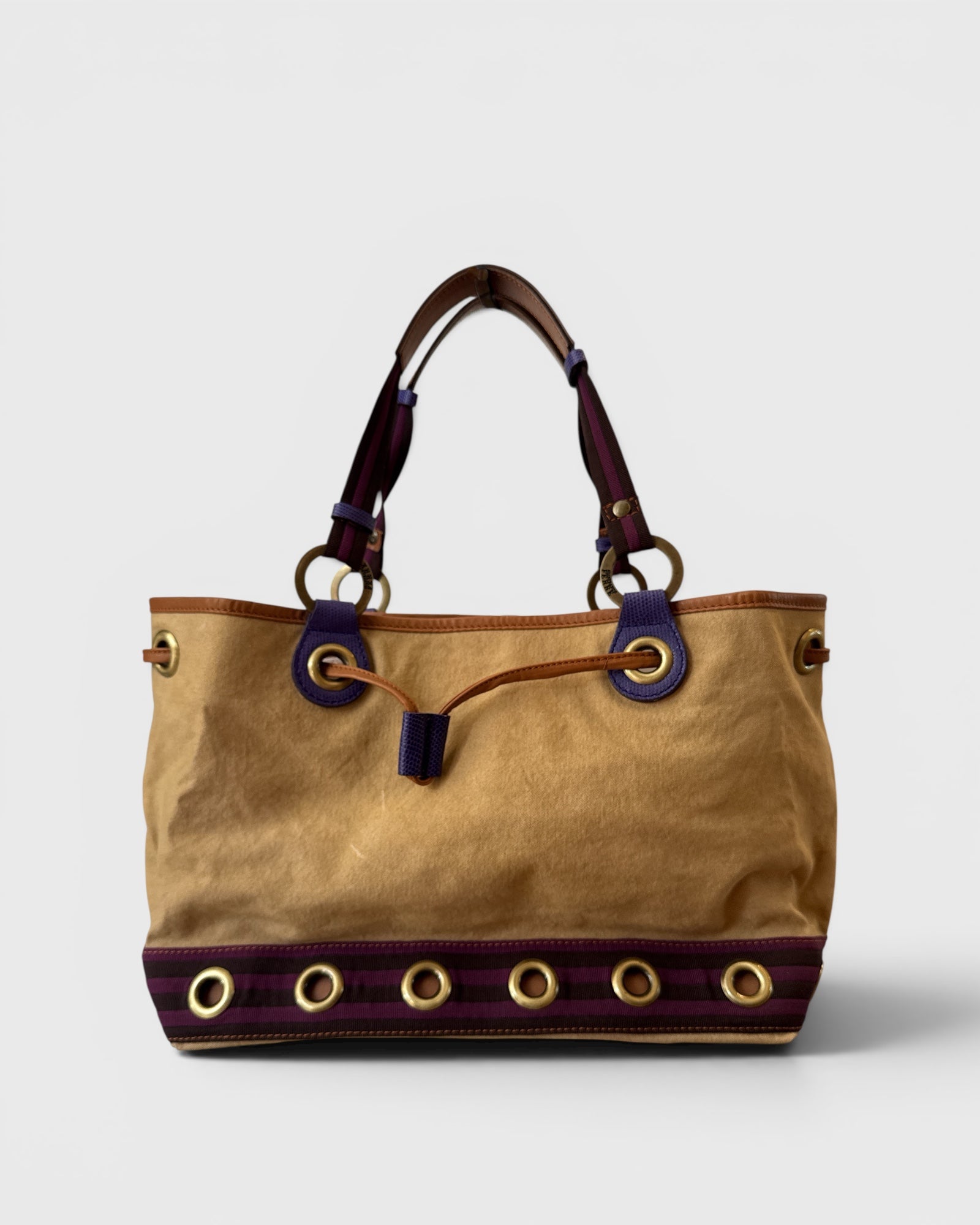 Sac vintage en toile, Gianfranco Ferré