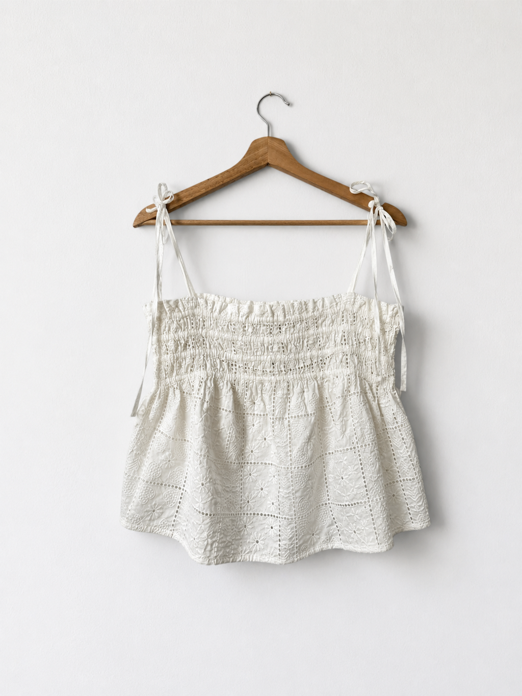 Camisole Ganni blanche
