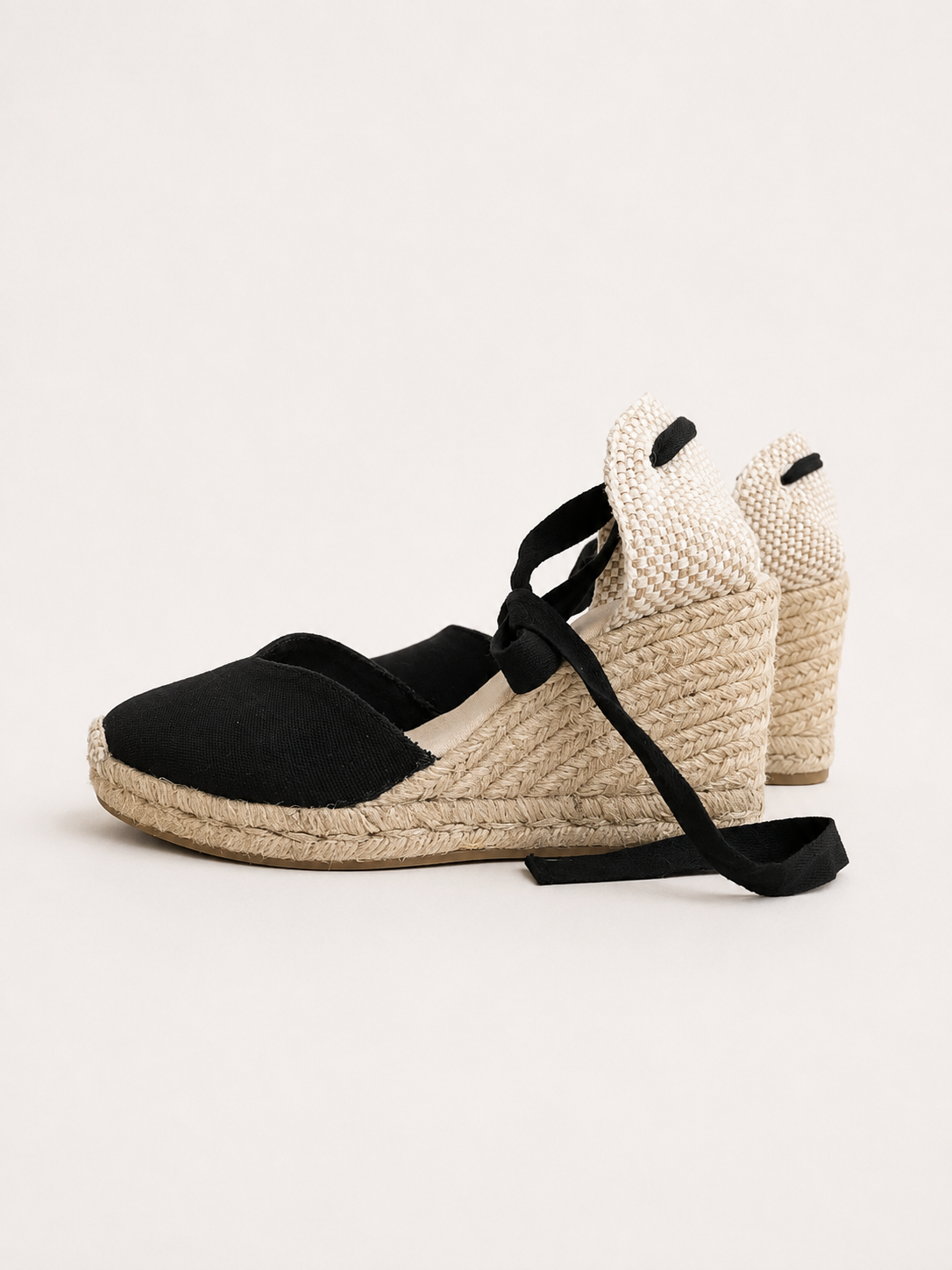 Espadrilles compensées à lacets, Sézane