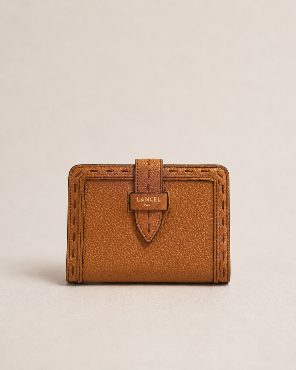 Porte-passeport Marron Lancel