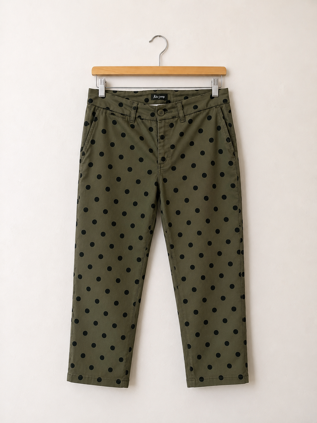 Pantalon capri à pois Suko Jeans