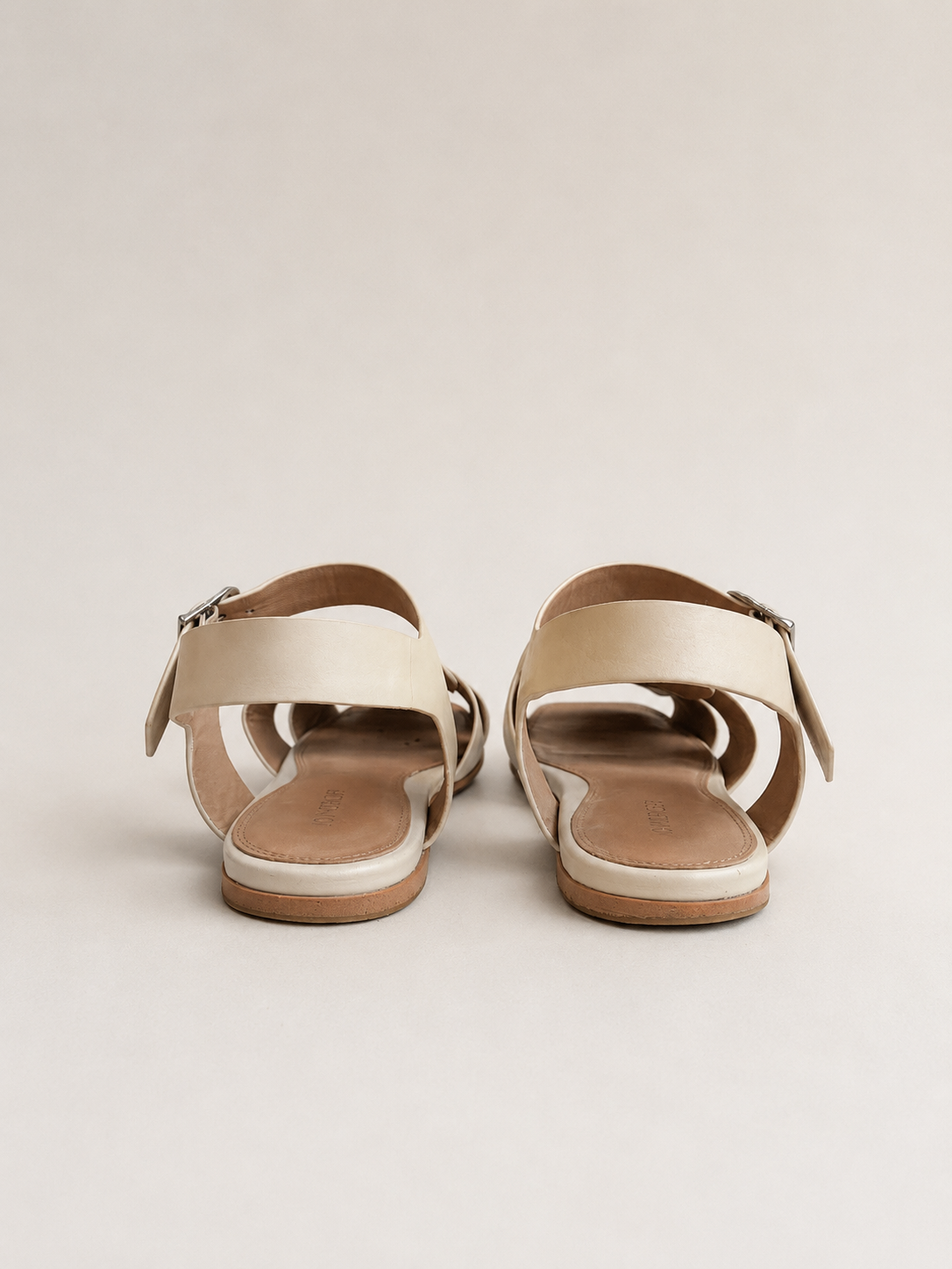 Sandales en cuir Ivoir , Jo Mercer