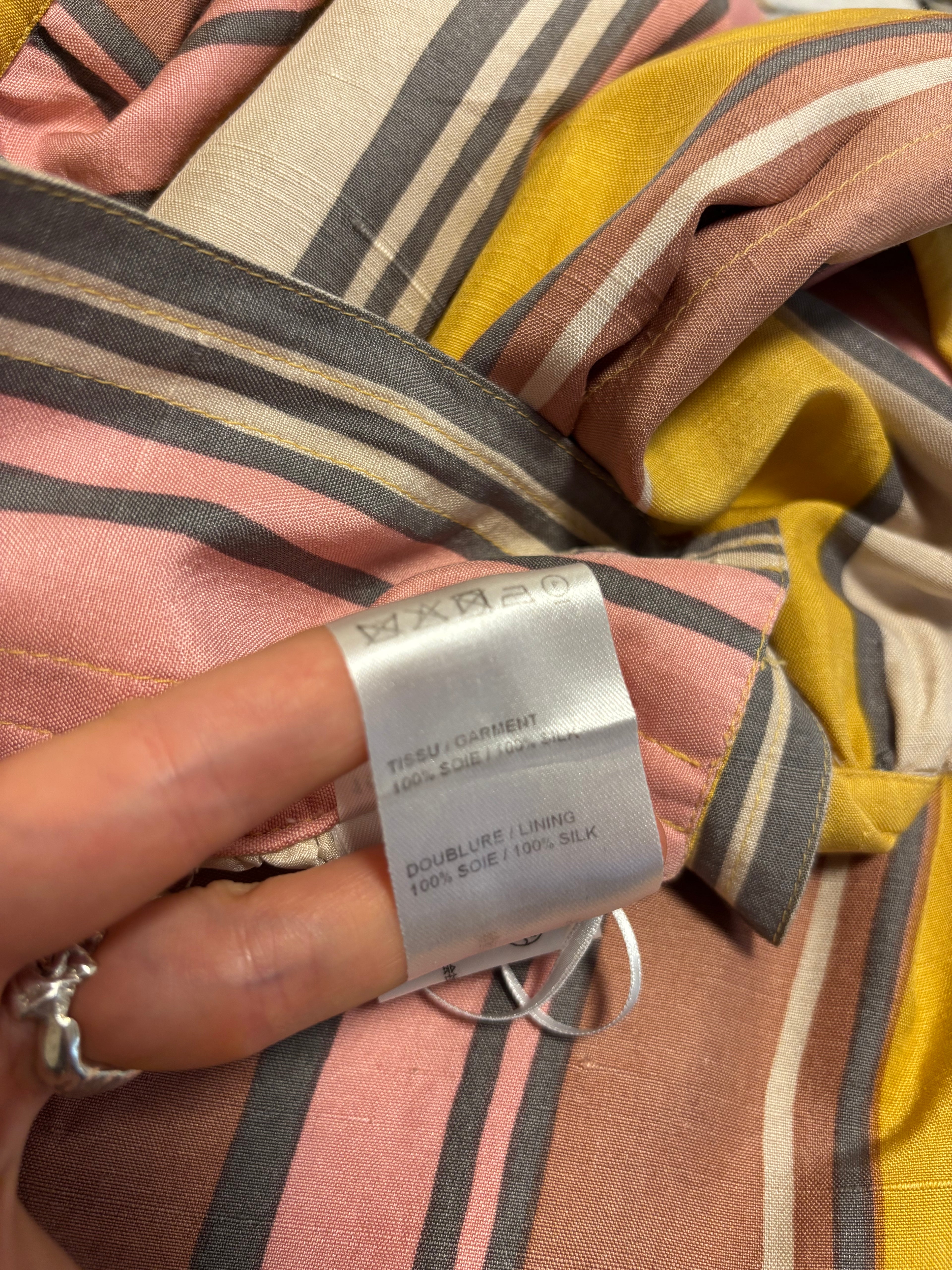 Jupe midi 100% soie, Chloé