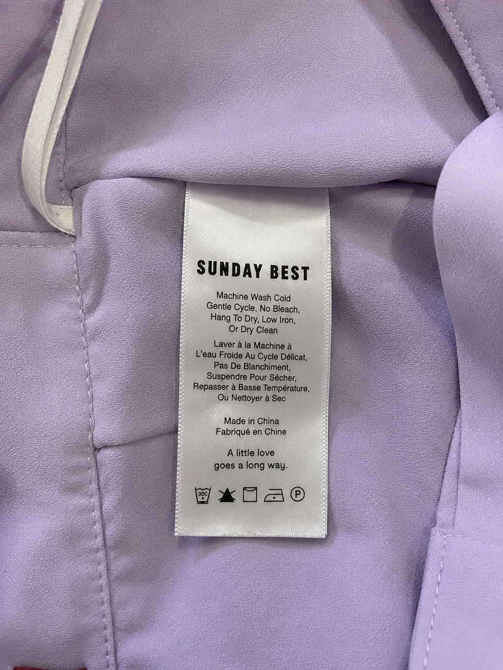 Short avec ceinture Mauve Sunday Best
