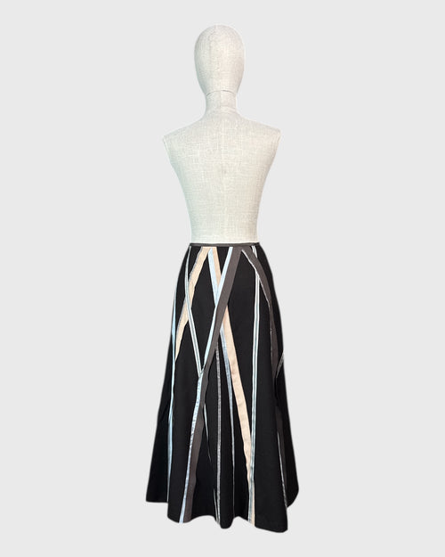 Jupe longue 100% laine Planet, taille 8,