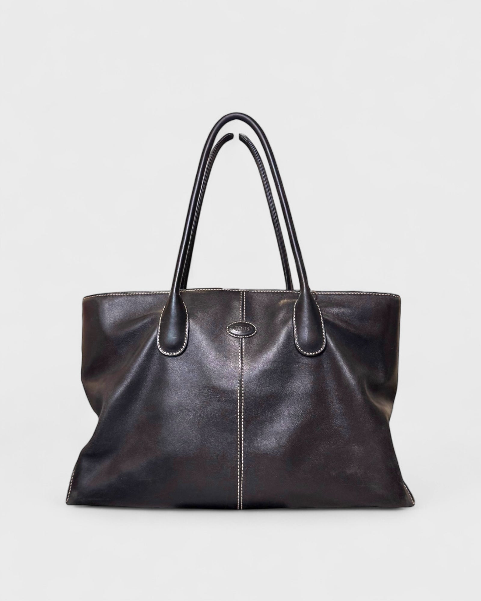 Sac à main cuir Noir Tods