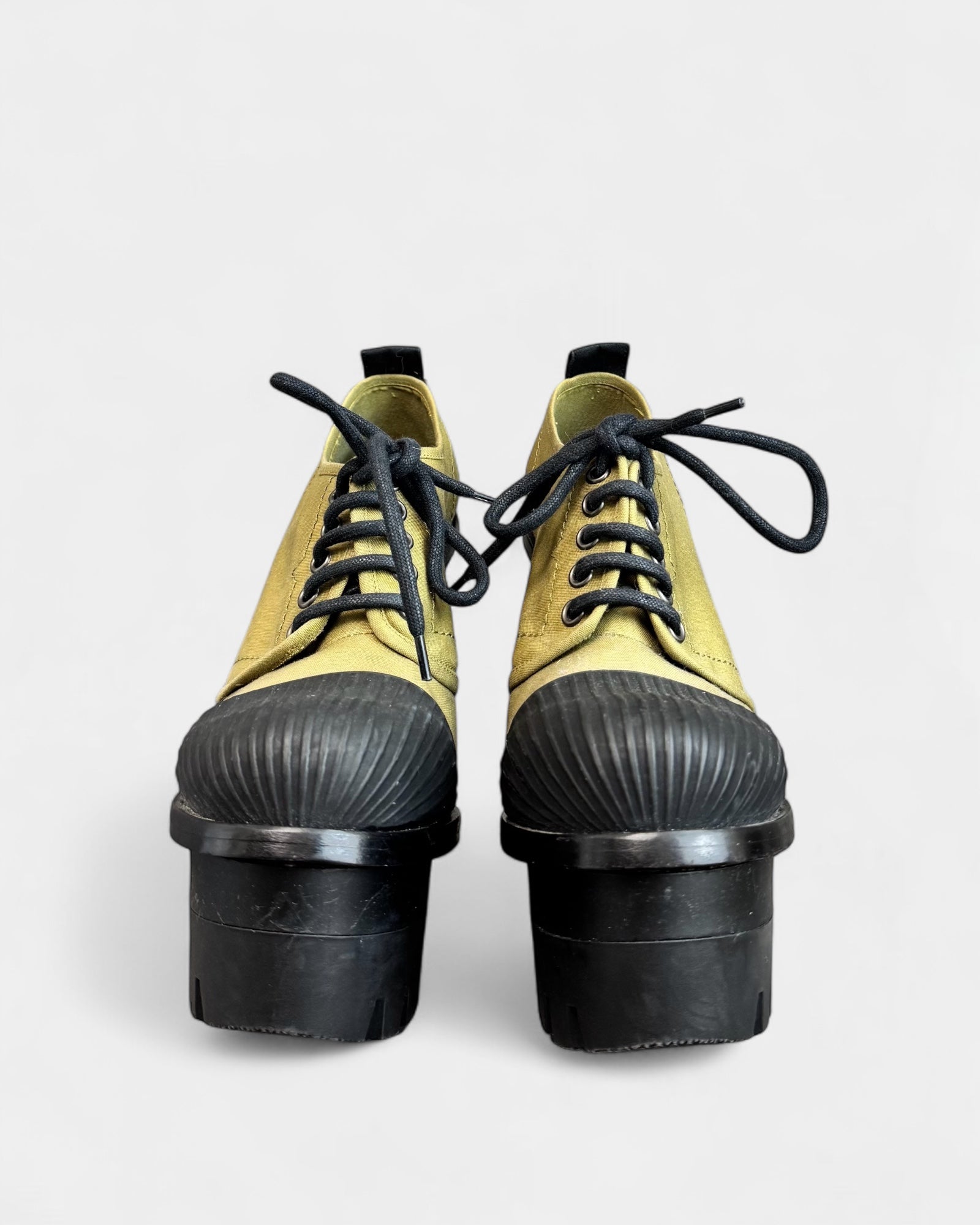 Derbies à plateforme en toile Hunter, 6