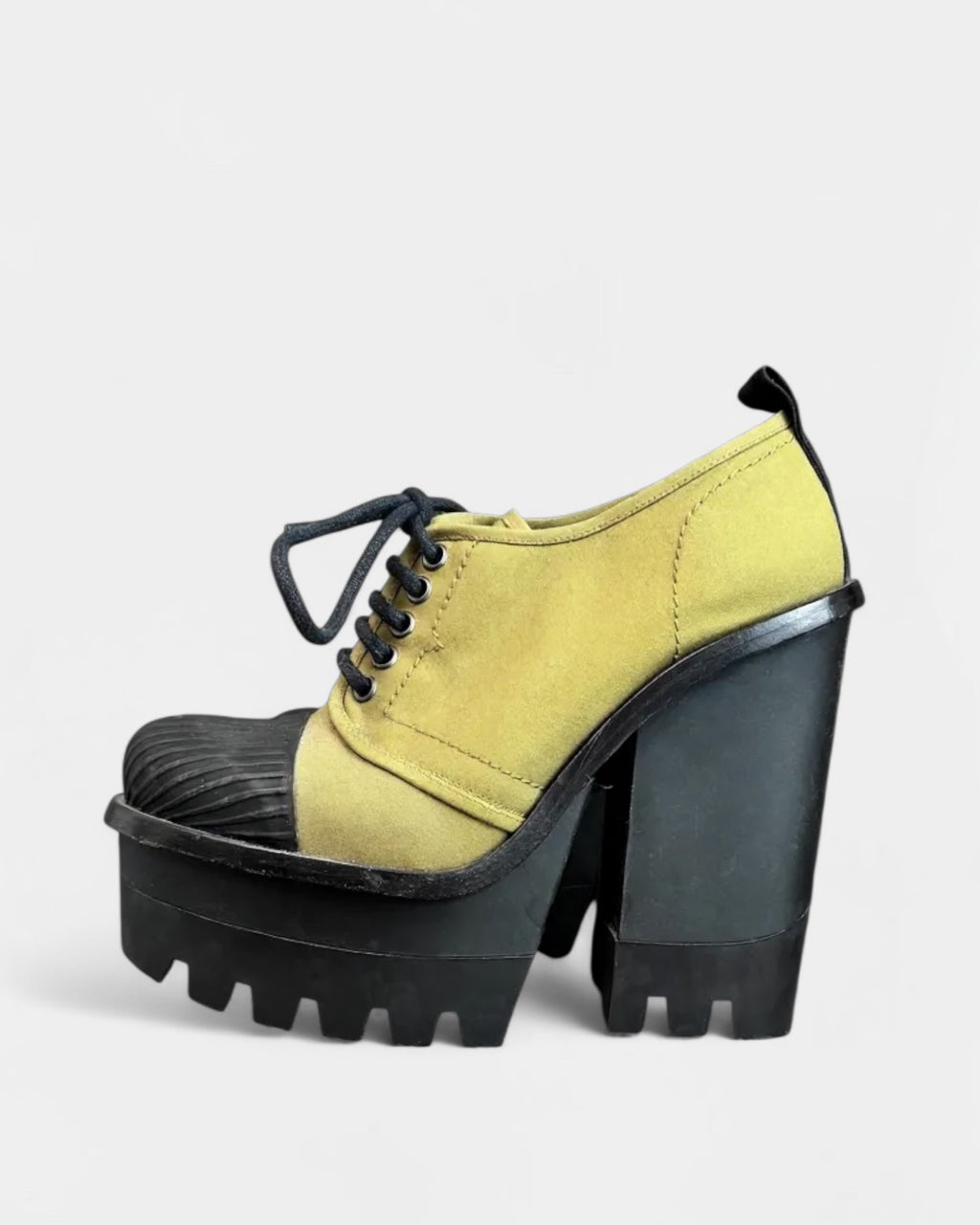 Derbies à plateforme en toile Hunter, 6