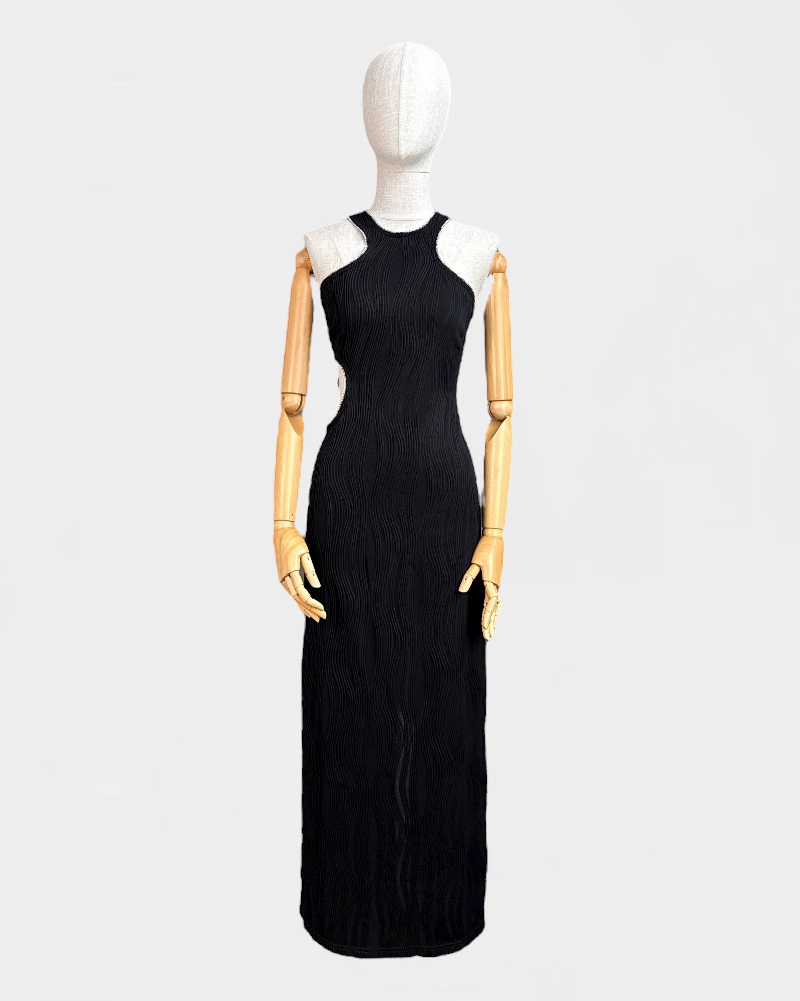 Robe ajourée noire Mallory , M