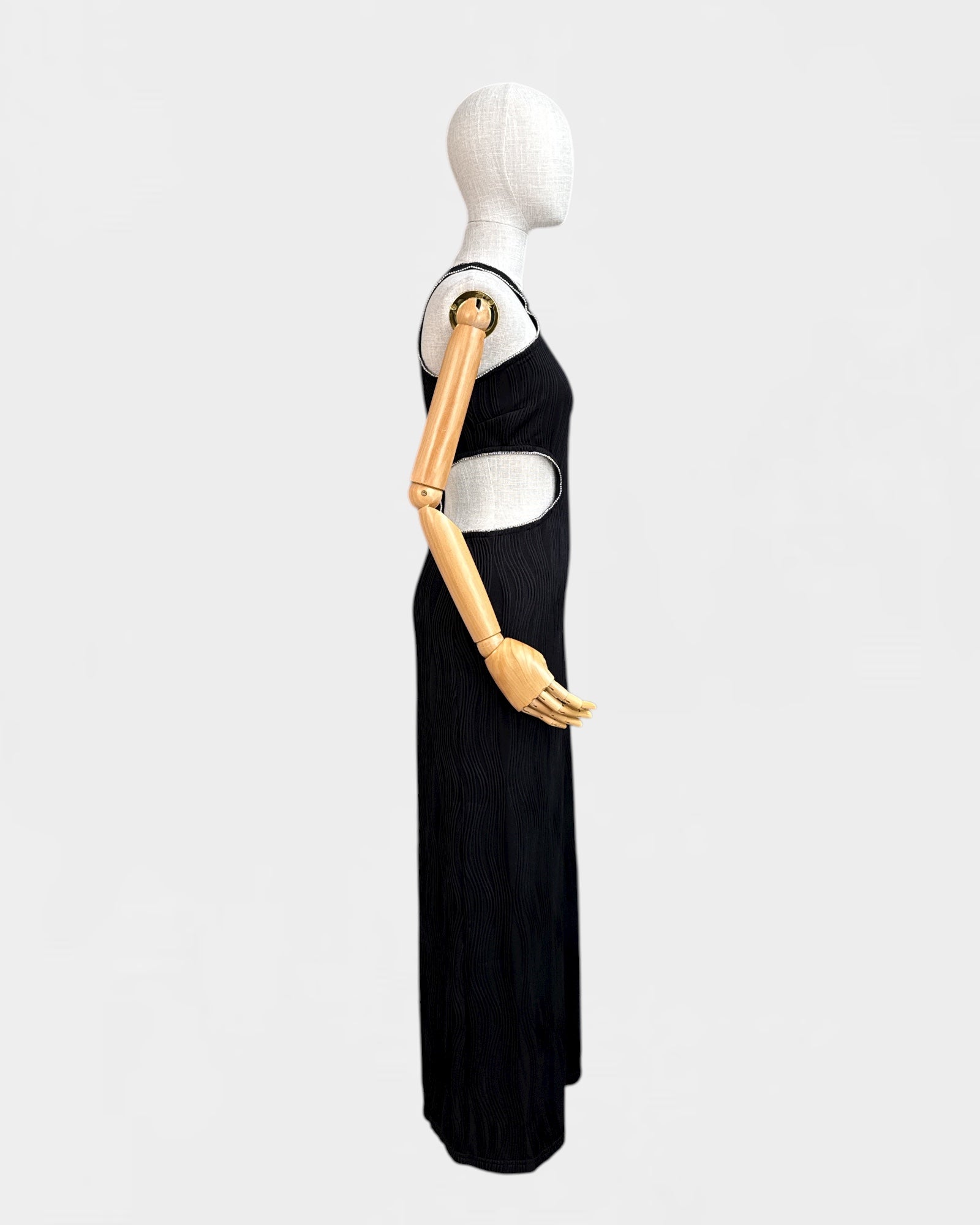 Robe ajourée noire Mallory , M