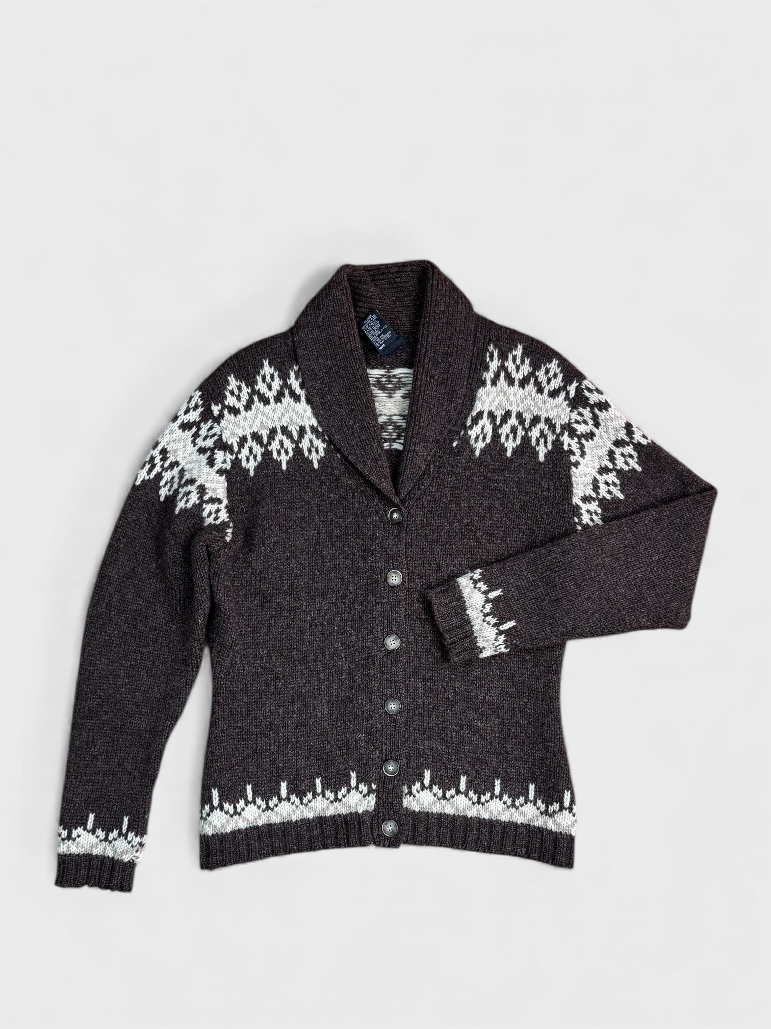 Cardigan vintage 90’s Jacob laine vierge , M
